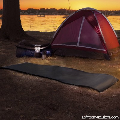 Sleeping Pad, Lightweight Non Slip Foam Mat with Carry Strap by Wakeman Outdoors (Thick Mattress for Camping Hiking Yoga and Backpacking) 556364394